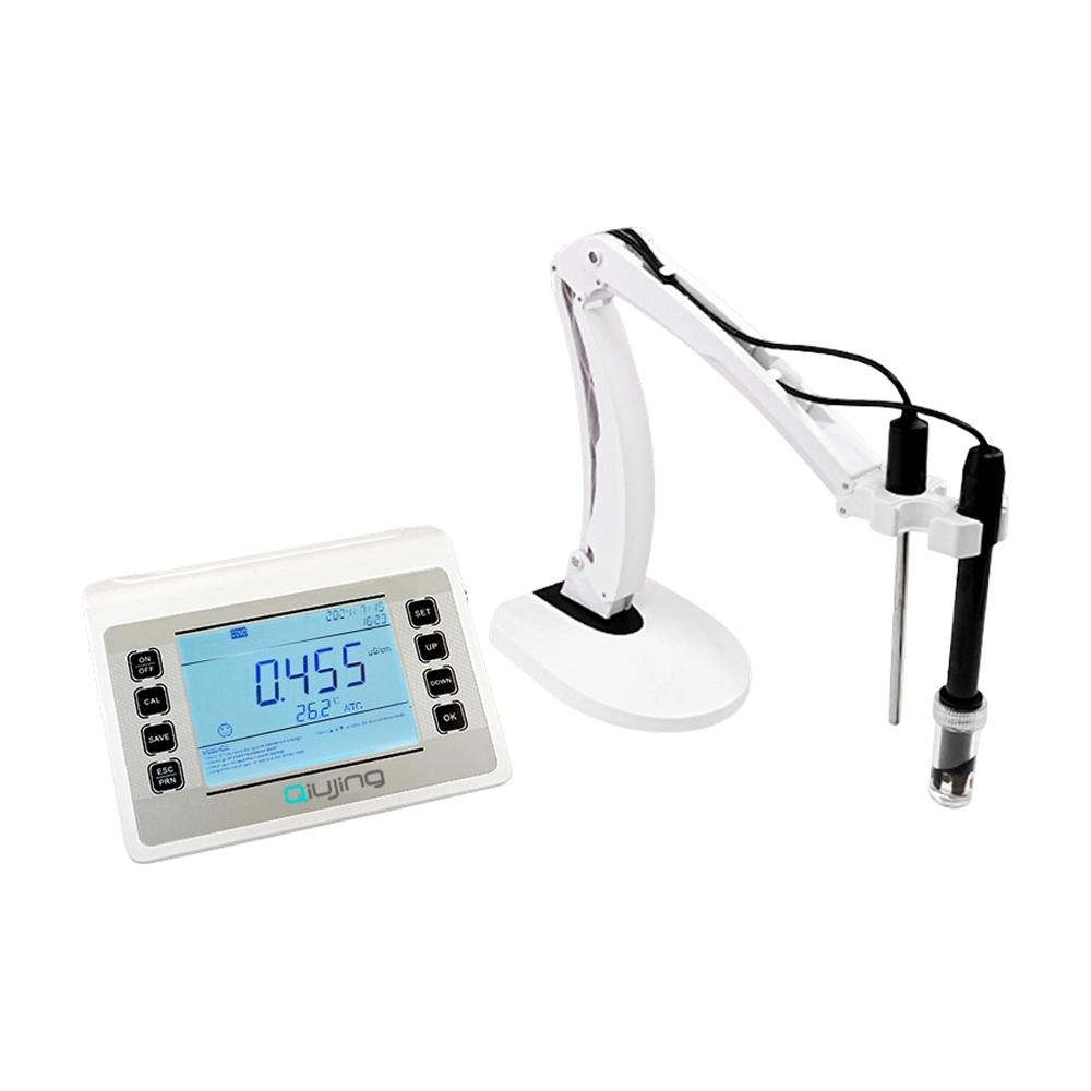 Qiujing Praktisk LED-skjerm innebygd masselagring Trådløs Bluetooth-utskrift Slitesterk ledningsevnemåleinstrument P902